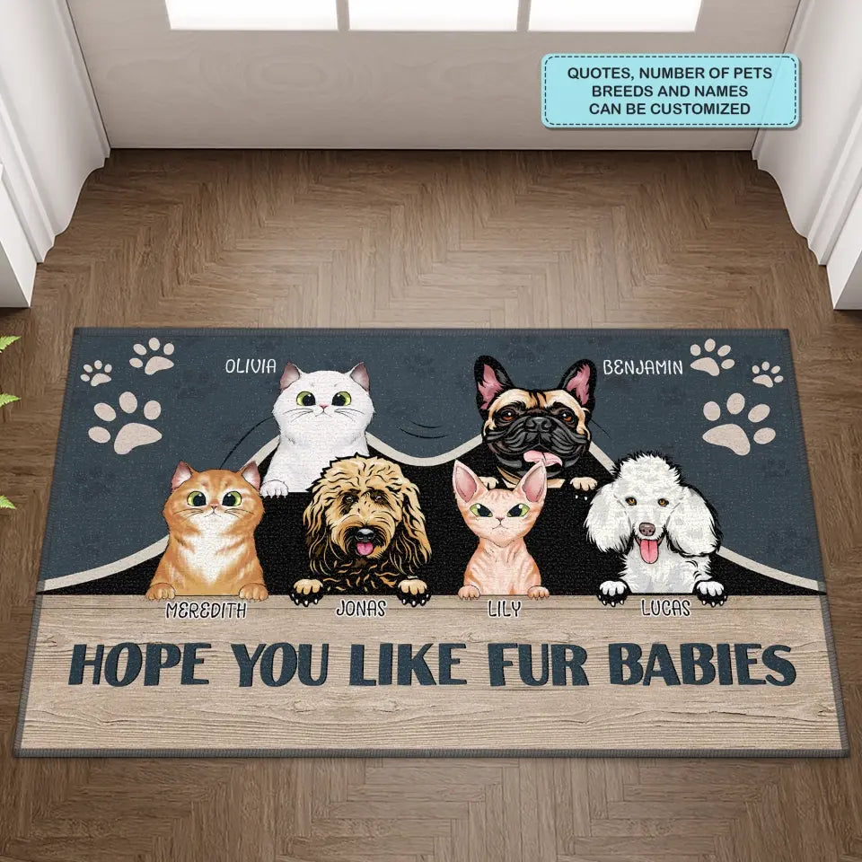 Personalized Custom Doormat - Welcoming, Birthday Gift For Pet Lover - Ew People