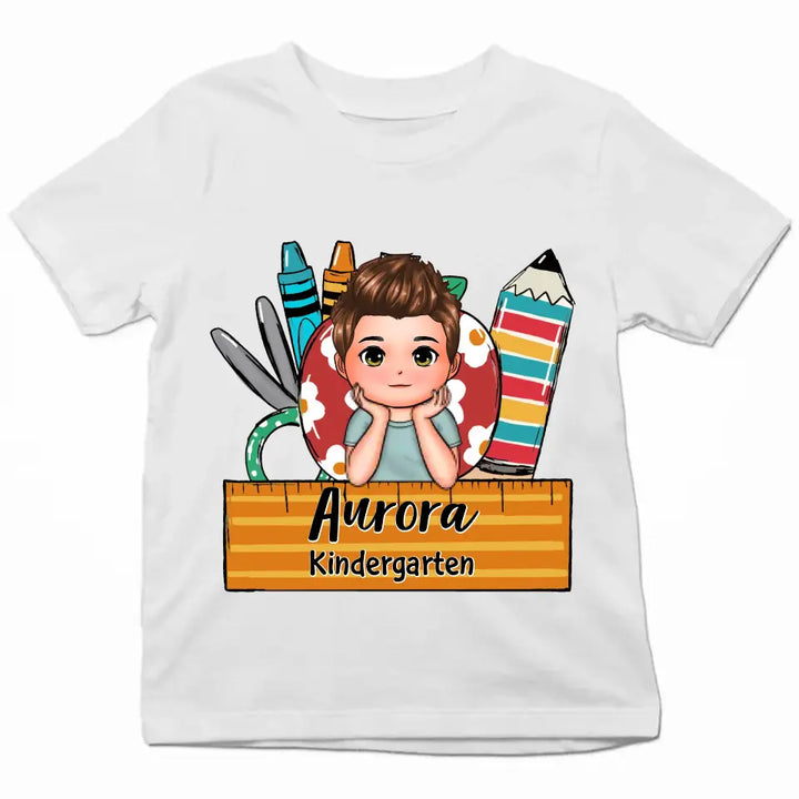 Personalized Custom T-shirt - Birthday, Back To School Gift For Kid - Back To School