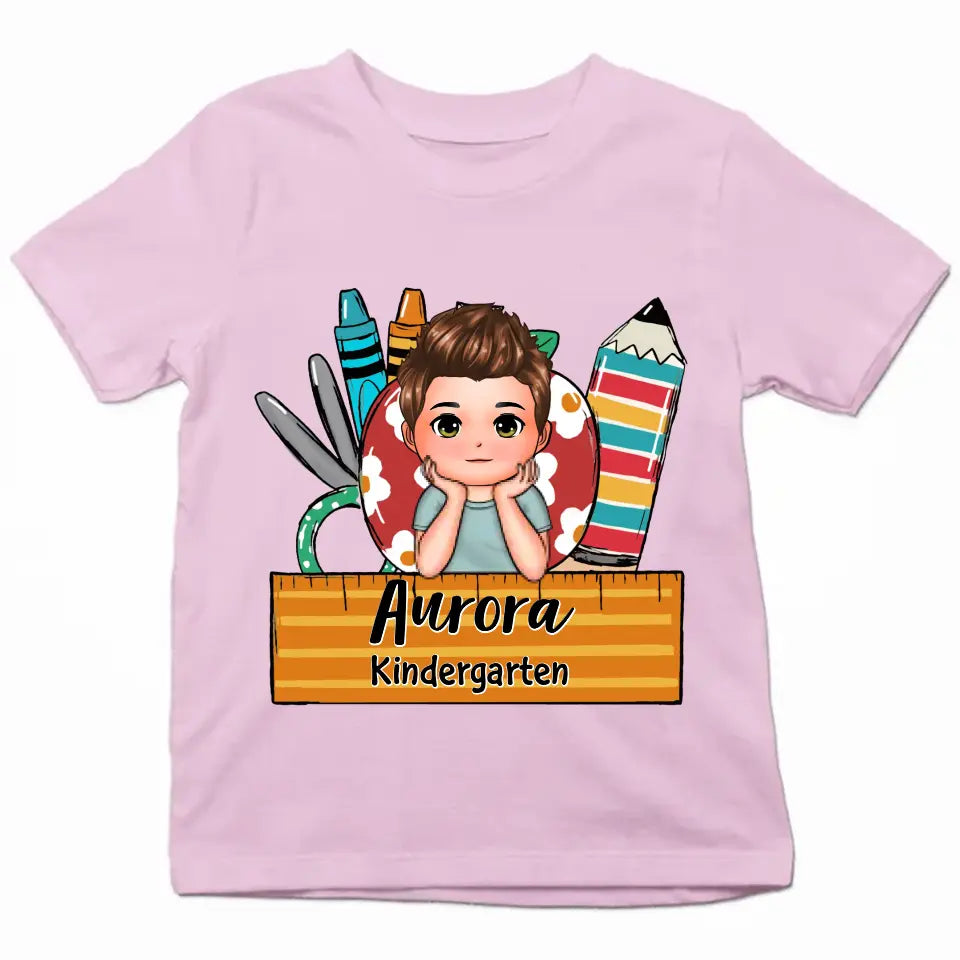 Personalized Custom T-shirt - Birthday, Back To School Gift For Kid - Back To School