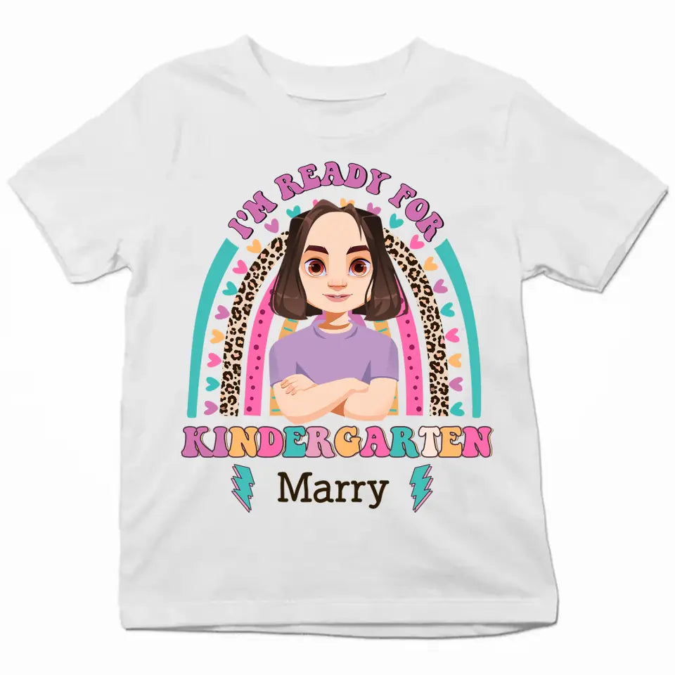 Personalized Custom T-shirt - Birthday, Back To School Gift For Kid - I'm Ready To Crush Kindergarten