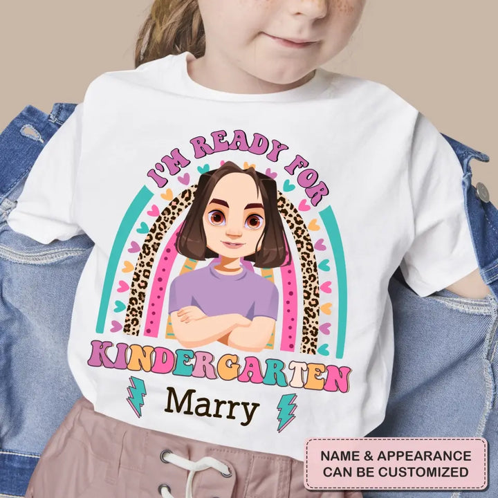 Personalized Custom T-shirt - Birthday, Back To School Gift For Kid - I'm Ready To Crush Kindergarten