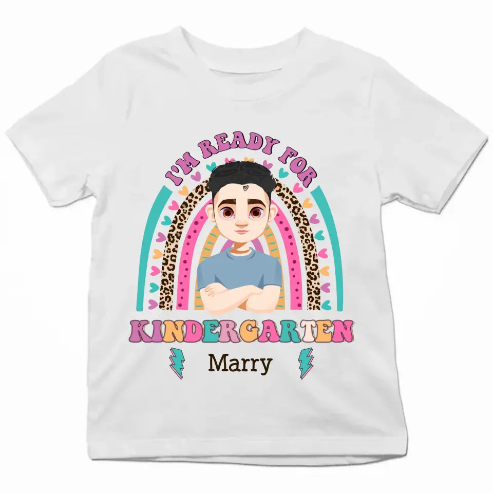Personalized Custom T-shirt - Birthday, Back To School Gift For Kid - I'm Ready To Crush Kindergarten