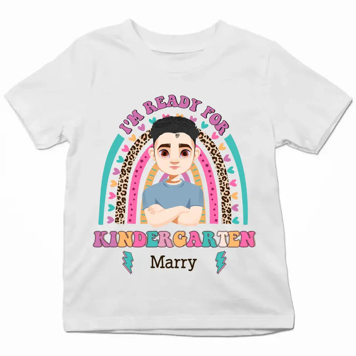 Personalized Custom T-shirt - Birthday, Back To School Gift For Kid - I'm Ready To Crush Kindergarten