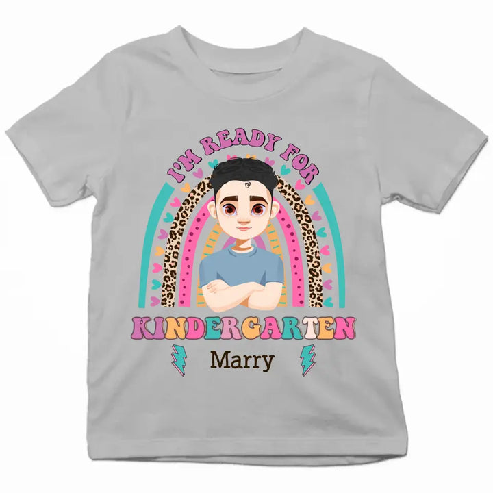 Personalized Custom T-shirt - Birthday, Back To School Gift For Kid - I'm Ready To Crush Kindergarten