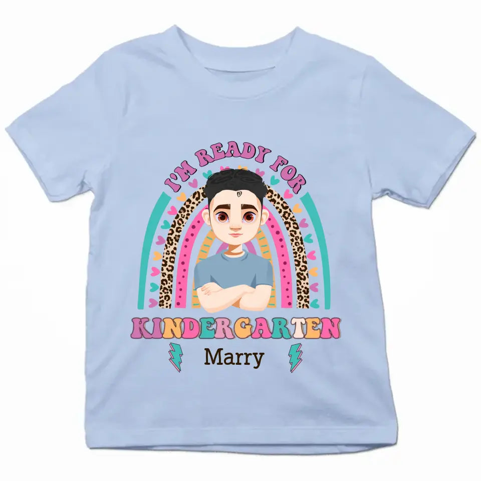 Personalized Custom T-shirt - Birthday, Back To School Gift For Kid - I'm Ready To Crush Kindergarten