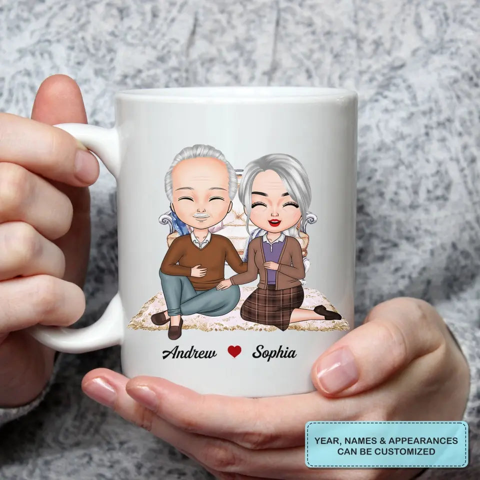 Personalized Custom White Mug - Anniversary Gift For Couple - Anniversary Couple