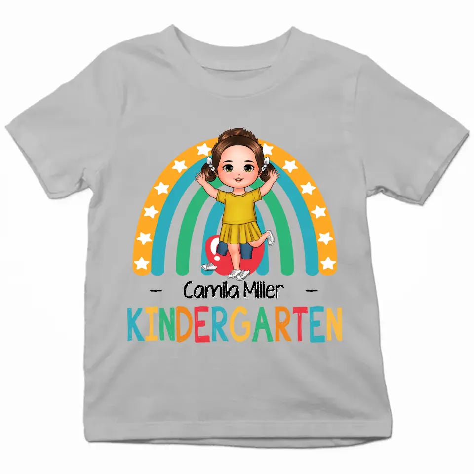 Personalized Custom T-shirt - Birthday, Back To School Gift For Kid - Grade School