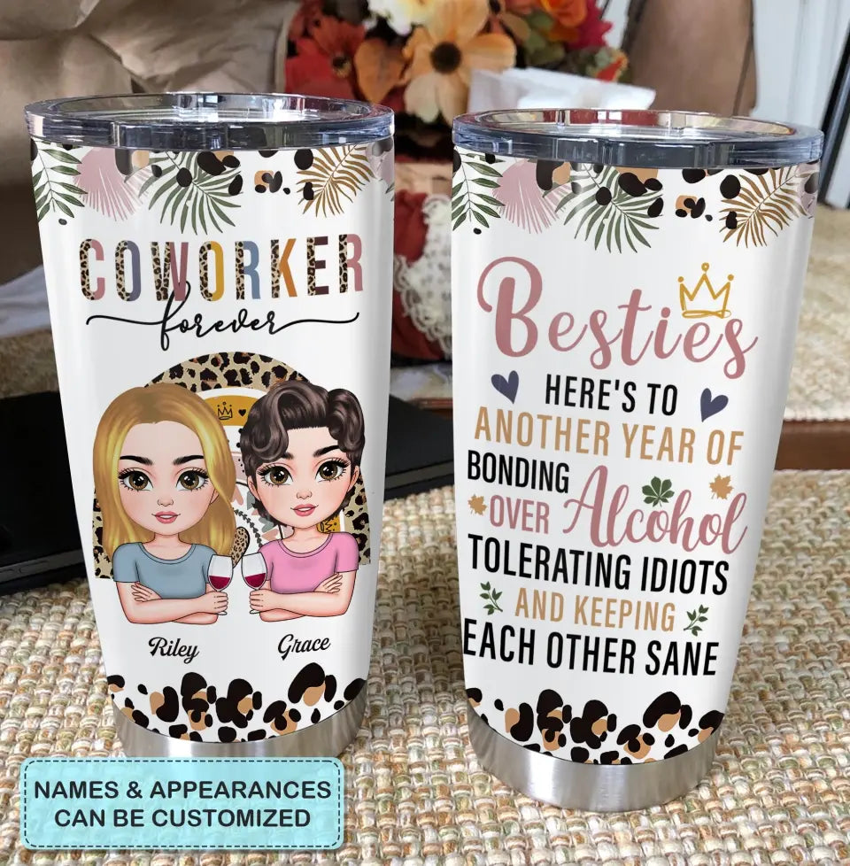 Personalized Custom Tumbler - Birthday Gift For Colleague - Coworker Life