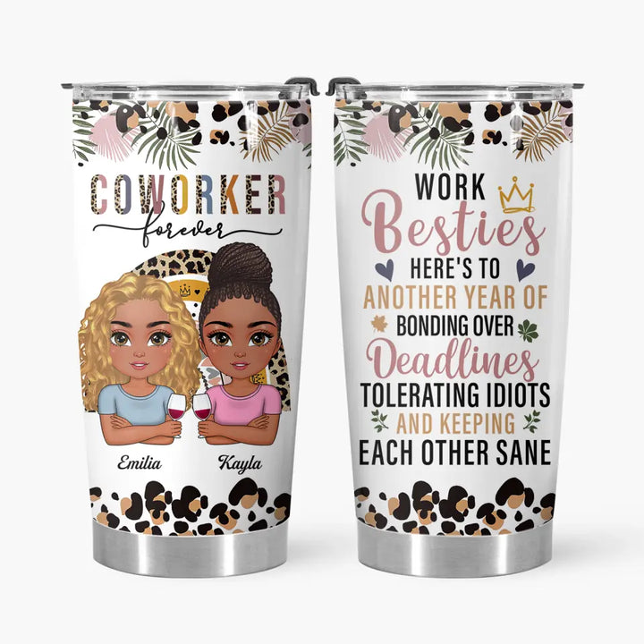 Personalized Custom Tumbler - Birthday Gift For Colleague - Coworker Life