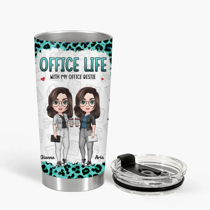 Personalized Custom Tumbler - Birthday Gift For Office Staff, Colleague - Office Life