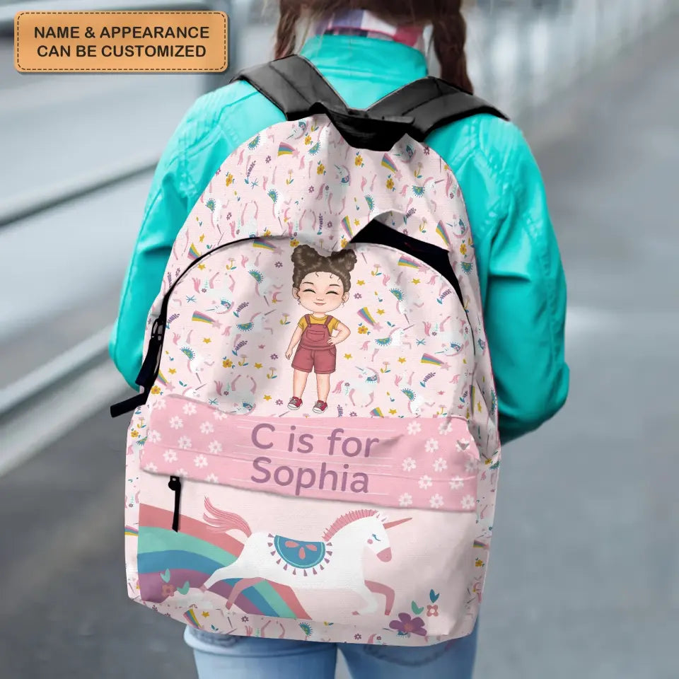 Personalized Custom Backpack - Back To School, Birthday Gift For Kindergarten, Pre-K, 1st Grade, 2nd Grade, 3rd Grade, 4th Grade, 5th Grade Kid - Back To School