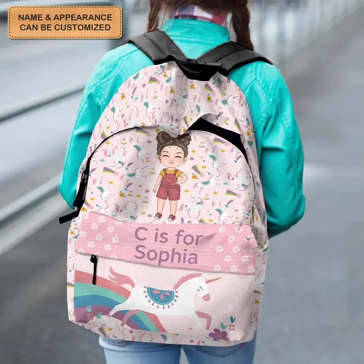 Personalized Custom Backpack - Back To School, Birthday Gift For Kindergarten, Pre-K, 1st Grade, 2nd Grade, 3rd Grade, 4th Grade, 5th Grade Kid - Back To School