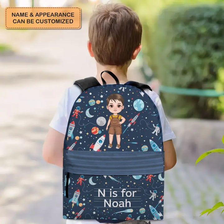 Personalized Custom Backpack - Back To School, Birthday Gift For Kindergarten, Pre-K, 1st Grade, 2nd Grade, 3rd Grade, 4th Grade, 5th Grade Kid - Back To School