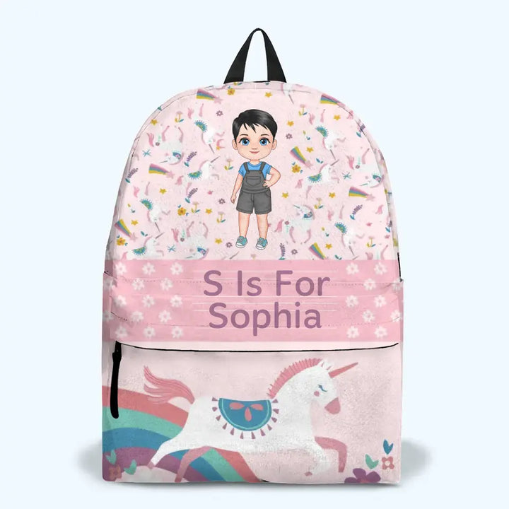 Personalized Custom Backpack - Back To School, Birthday Gift For Kindergarten, Pre-K, 1st Grade, 2nd Grade, 3rd Grade, 4th Grade, 5th Grade Kid - Back To School