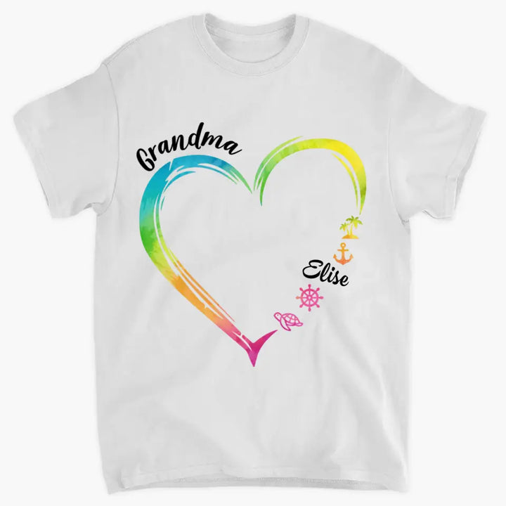Personalized Custom T-shirt - Mother's Day Gift For Mom, Grandma - Forever In Your Heart