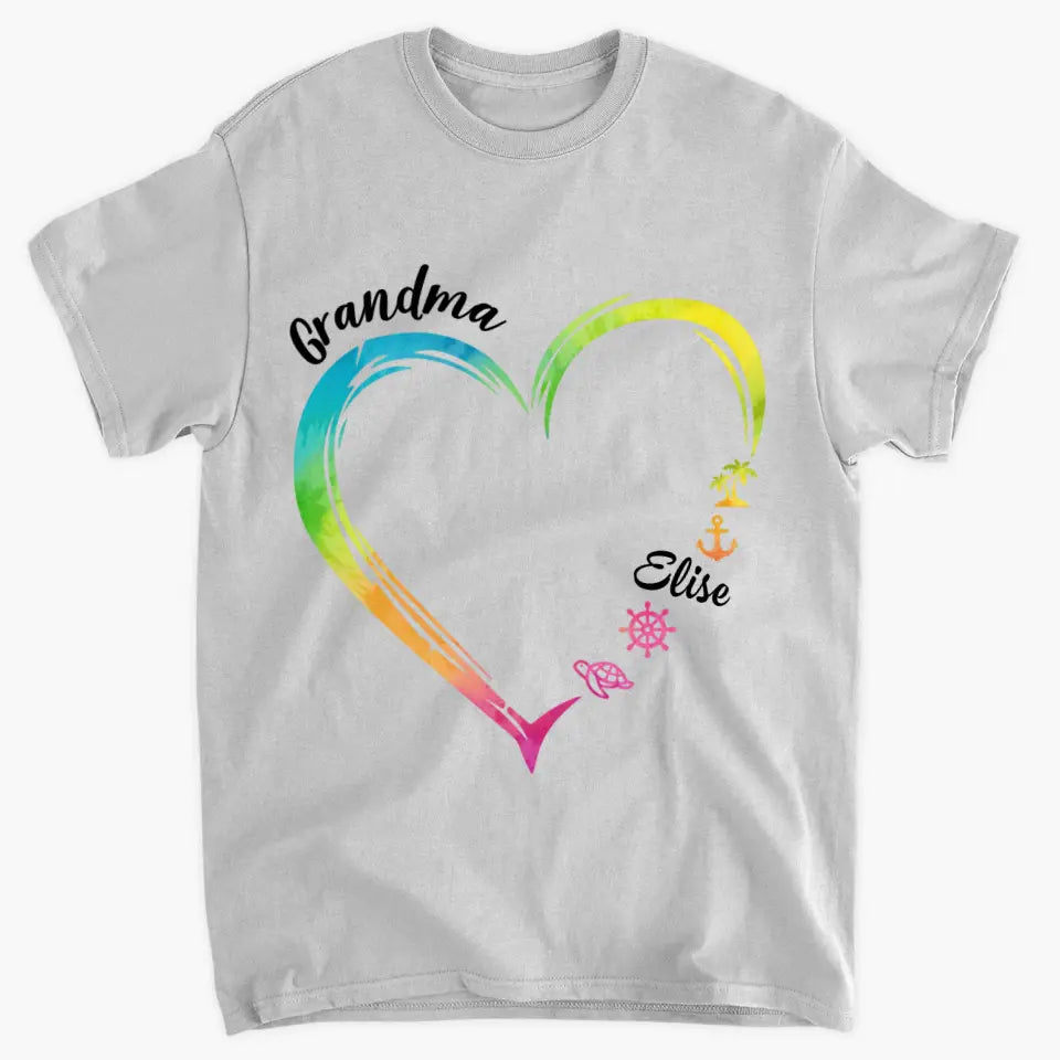 Personalized Custom T-shirt - Mother's Day Gift For Mom, Grandma - Forever In Your Heart