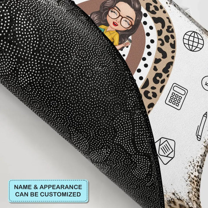 Personalized Custom Doormat - Welcoming, Birthday Gift For Office Staff, Colleague - Welcome To My Office