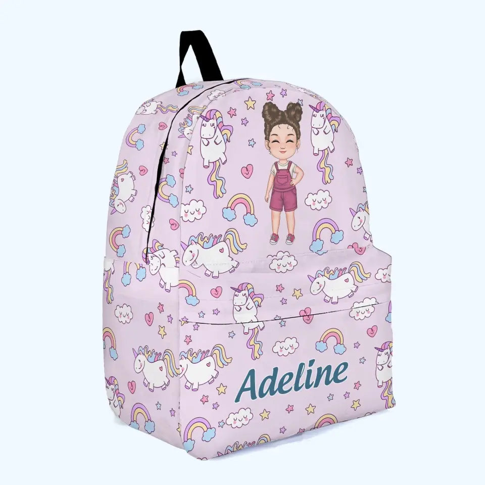 Personalized Custom Backpack - Back To School, Birthday Gift For Kindergarten, Pre-K, 1st Grade, 2nd Grade, 3rd Grade, 4th Grade, 5th Grade Kid - All You Need Is Love