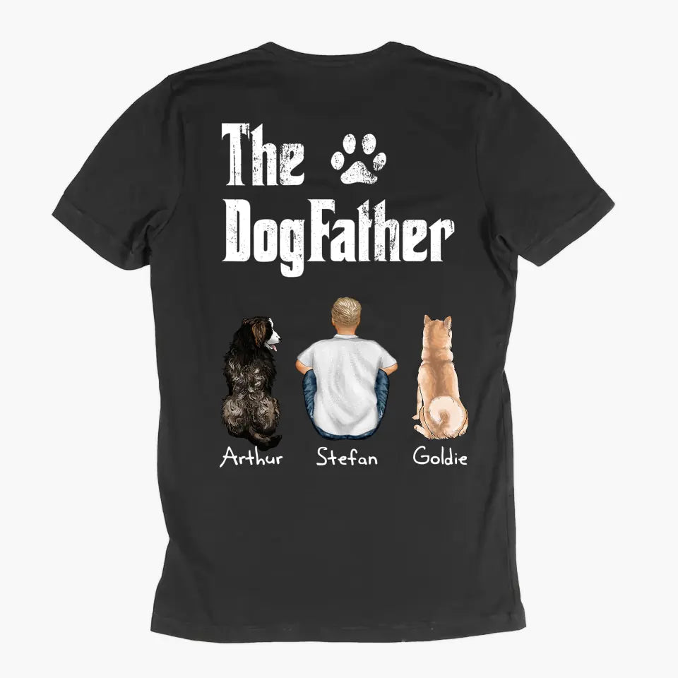 Personalized Custom T-Shirt - Father's Day Gift For Dog Dad, Cat Dad, Pet Lover - The Dog Father
