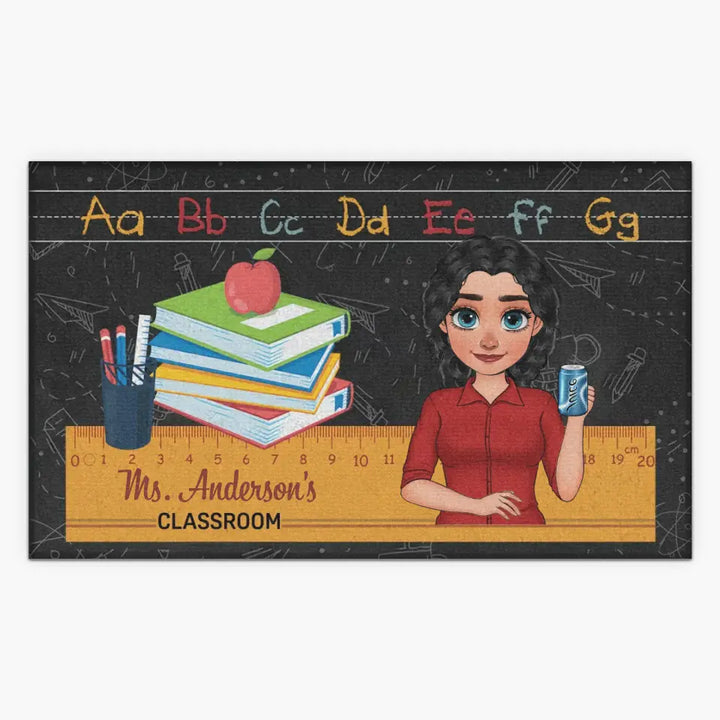 Personalized Custom Doormat - Teacher's Day, Appreciation Gift For Teacher - Welcome To My Classroom