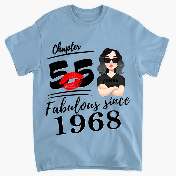 Personalized Custom T-shirt - Mother's Day Gift For Mom, Grandma - Fabulous Since
