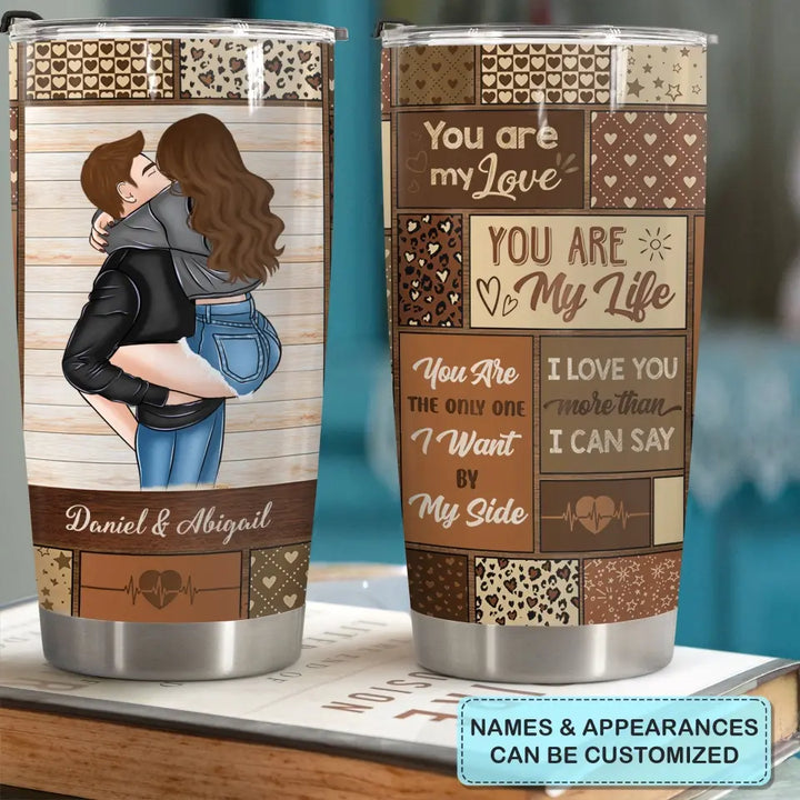 Personalized Custom Tumbler - Anniversary Gift For Couple - You Are My Life