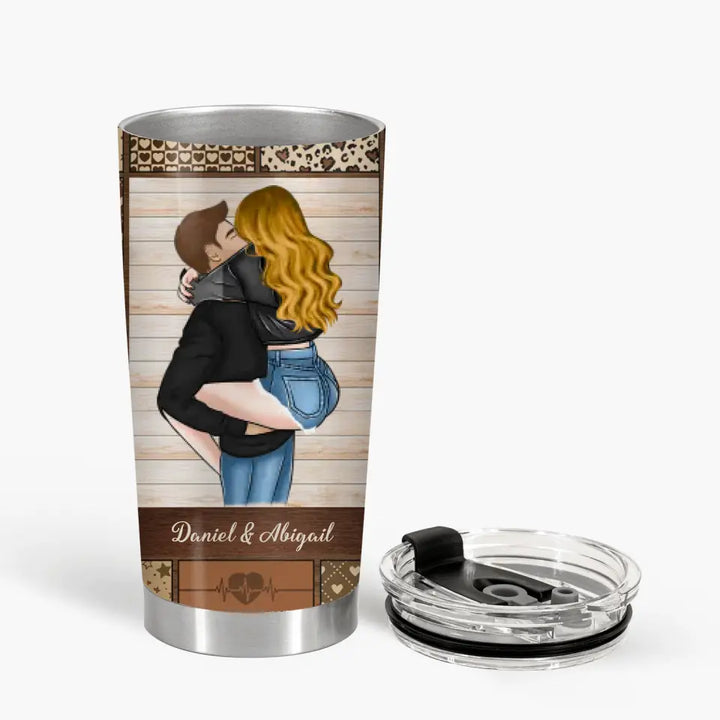 Personalized Custom Tumbler - Anniversary Gift For Couple - You Are My Life