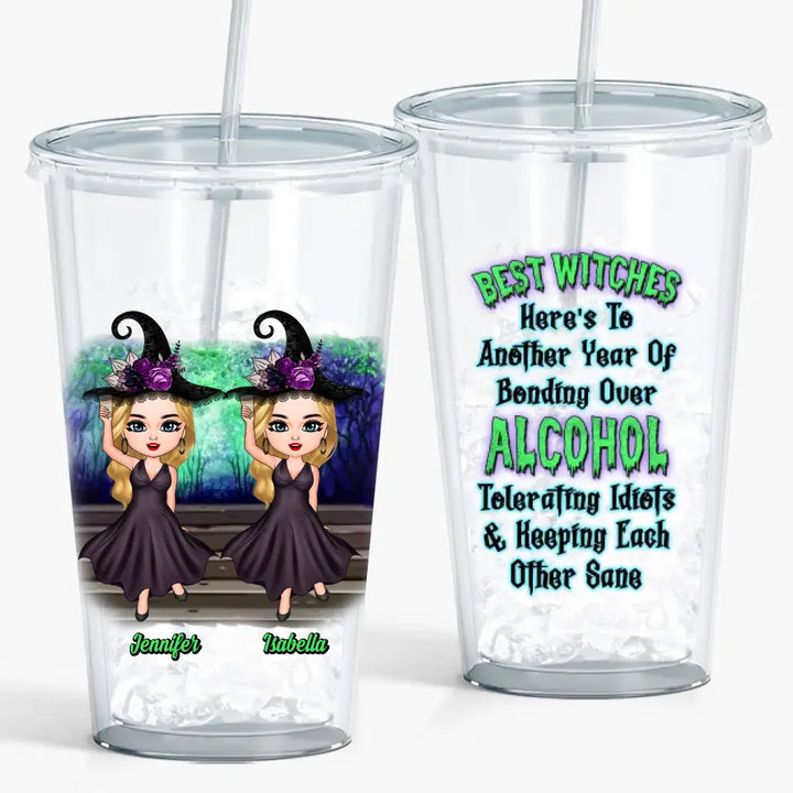 Personalized Custom Acrylic Tumbler - Halloween Gift For Friend, Bestie - We Are Not Sugar And Spice Halloween