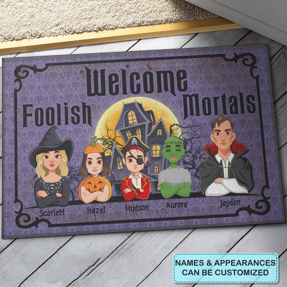 Welcome Foolish Mortals Halloween Quote Art (907538