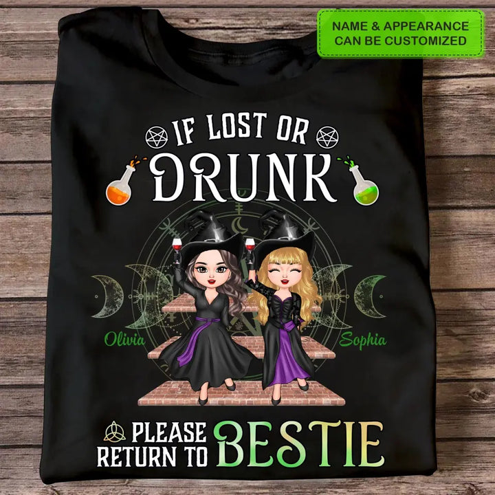 Personalized Custom T-shirt - Halloween Gift For Friends, Besties - I Am The Besties