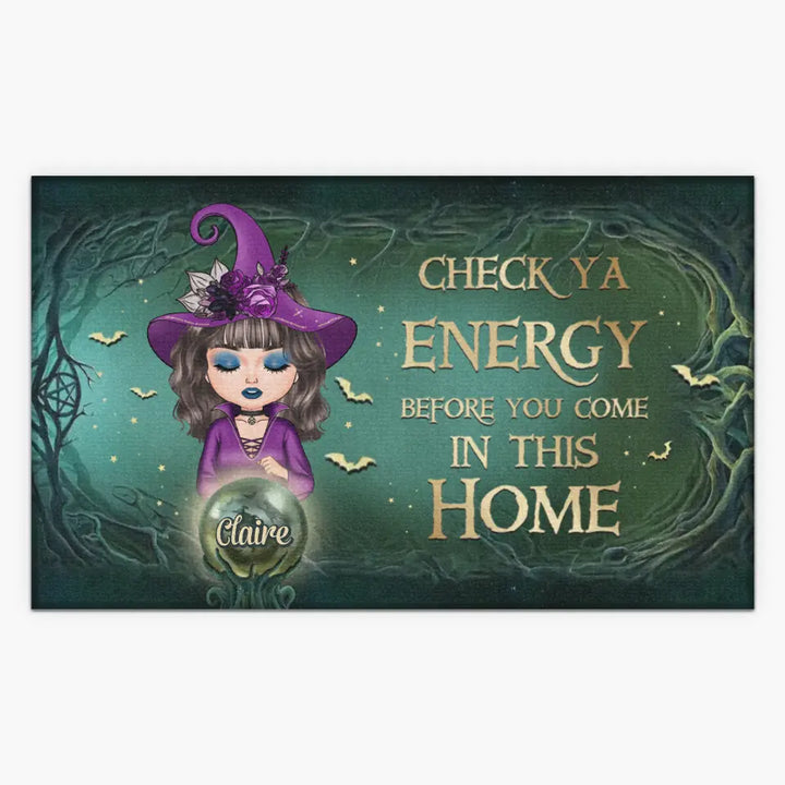 Personalized Custom Doormat - Halloween Gift For Wiccan - Only Good May Enter Here
