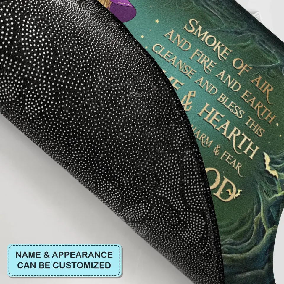 Personalized Custom Doormat - Halloween Gift For Wiccan - Only Good May Enter Here