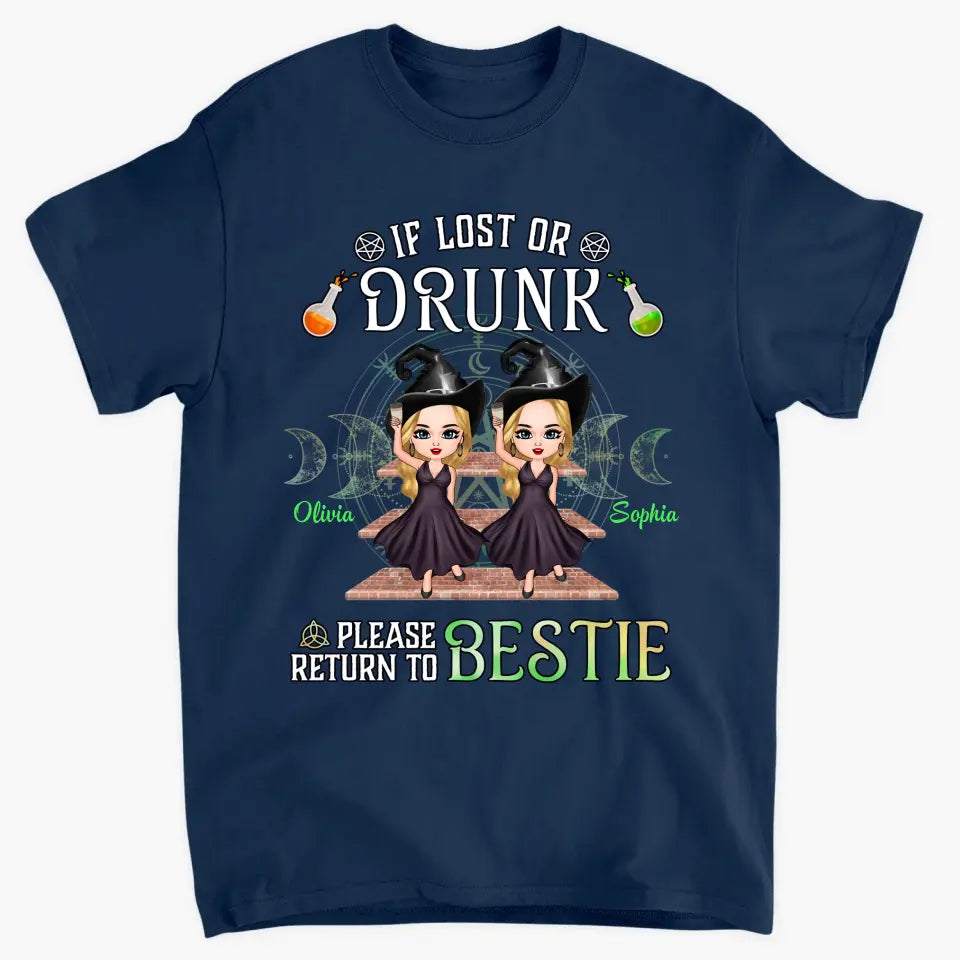 Personalized Custom T-shirt - Halloween Gift For Friends, Besties - I Am The Besties