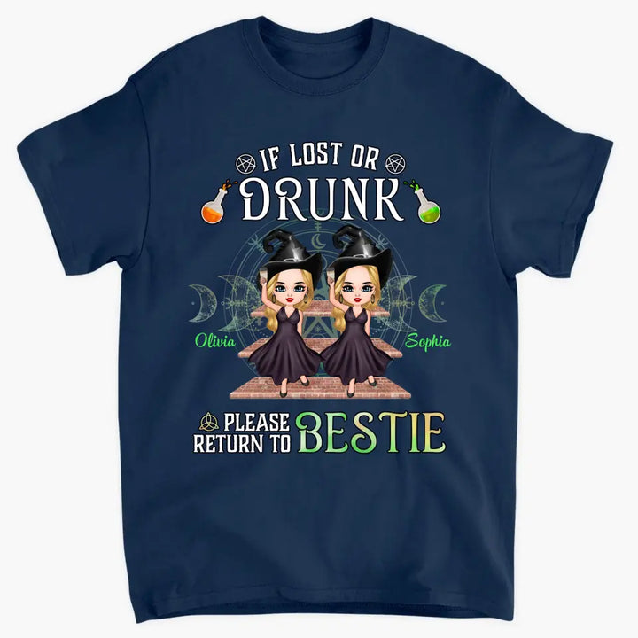 Personalized Custom T-shirt - Halloween Gift For Friends, Besties - I Am The Besties