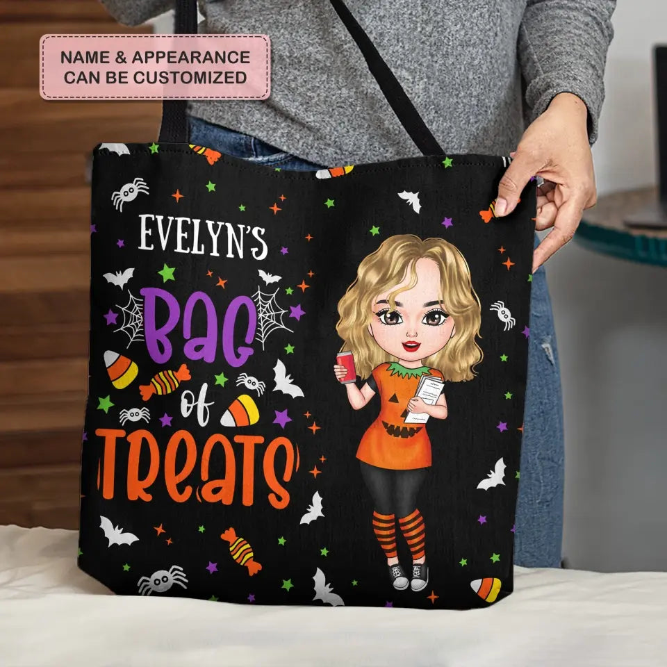 Personalized Custom Tote Bag - Teacher's Day, Halloween Gift For Teacher - Bag Of Treats