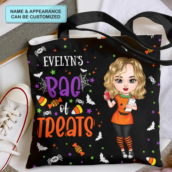 Personalized Custom Tote Bag - Teacher's Day, Halloween Gift For Teacher - Bag Of Treats