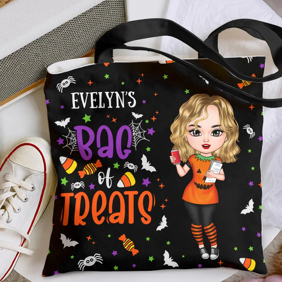 Personalized Custom Tote Bag - Teacher's Day, Halloween Gift For Teacher - Bag Of Treats