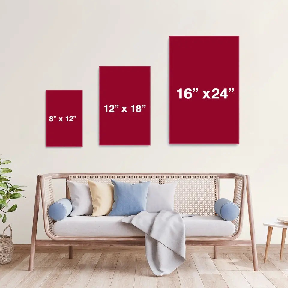 Personalized Custom Wrapped Canvas - Mother's Day, Father's Day, Birthday Gift For Family Member, Mom, Dad - When I Simply Say I Miss You