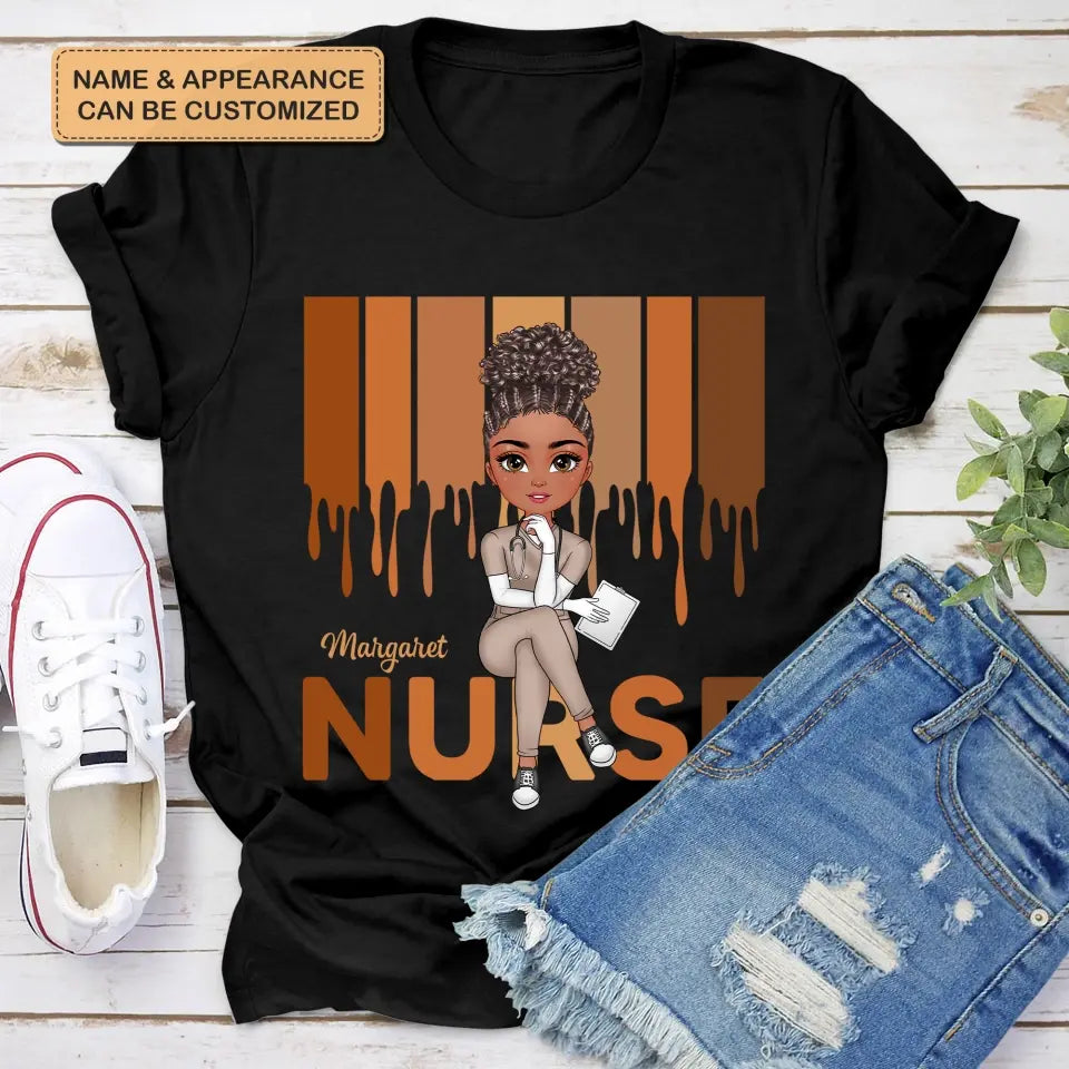 Personalized Custom T-shirt - Nurse's Day, Appreciation Gift For Nurse - Love Nurse Life V2
