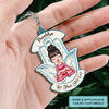 Personalized Custom Wooden Keychain - Gift For Yoga Lover - Just Breath