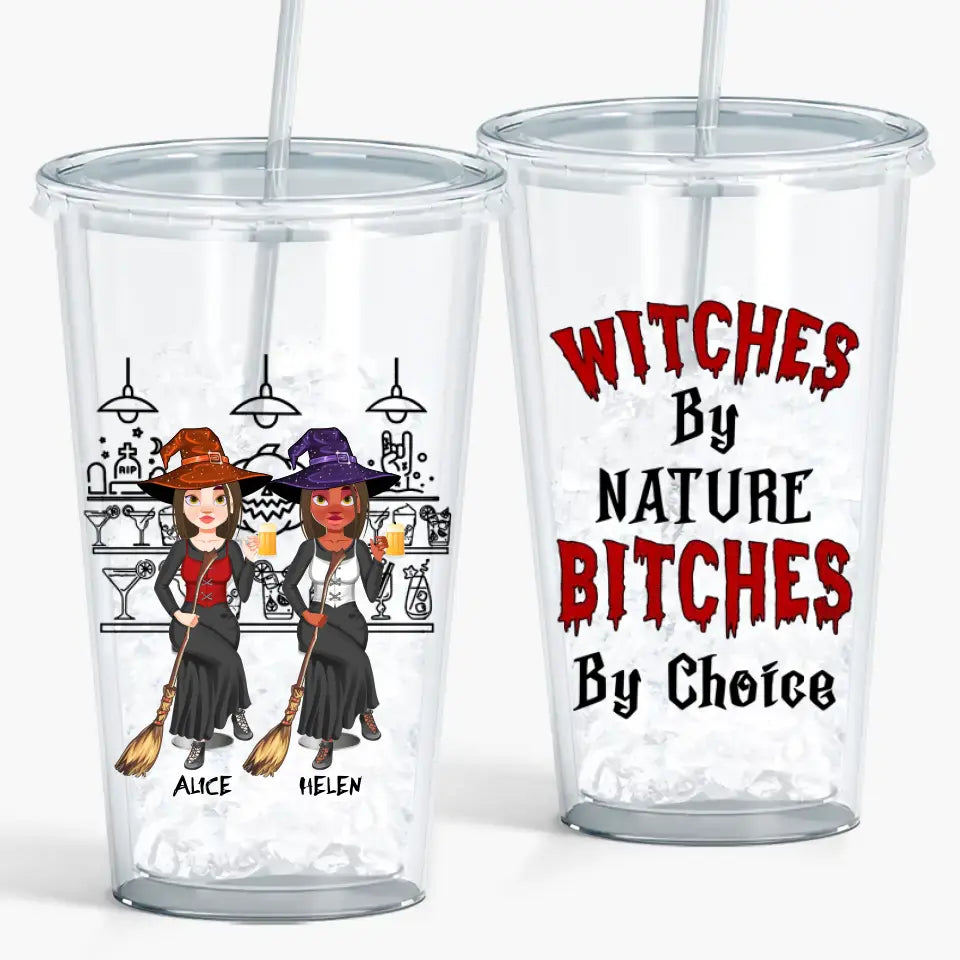 Personalized Custom Acrylic Tumbler - Halloween Gift For Friend, Bestie - When We're Together Every Night Is Halloween