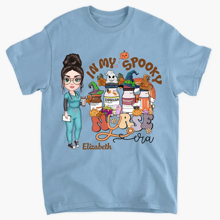 Personalized Custom T-shirt - Nurse's Day, Appreciation Gift For Nurse - In My Spooky Nurse Era