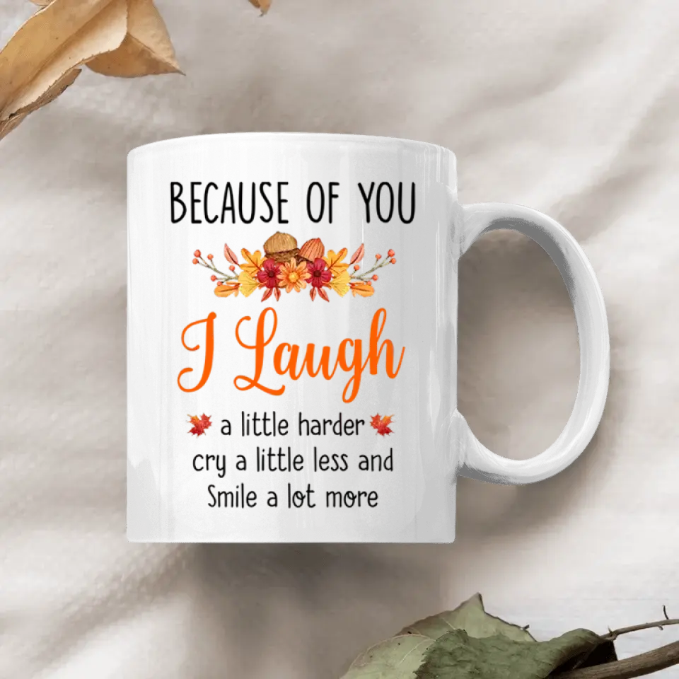 Personalized Custom White Mug - Fall, Birthday Gift For Friends, Besties - To My Bestie