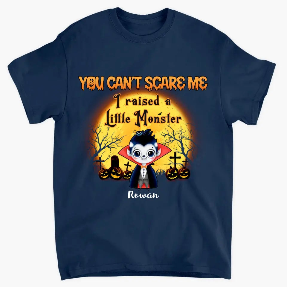 Personalized Custom T-shirt - Halloween Gift For Grandma, Mom - You Can't Scare Me