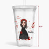 Personalized Custom Acrylic Tumbler - Halloween Gift For Horror Movies Lover - Blood Stains Are Red Ultraviolet Lights Are Blue