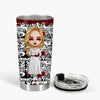Personalized Custom Tumbler - Halloween Gift For Horror Movies Lover - I Like Murder Shows Comfy Clothes And Maybe 3 People