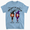 Personalized Custom T-shirt - Halloween Gift For Friend - You Can&#39;t Sit With Us