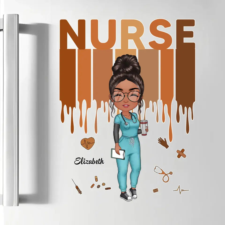 Love Nurse Life - Personalized Custom Decal - Nurse's Day, Appreciation Gift For Nurse