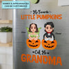 My Favorite Little Pumpkins Call Me Grandma - Personalized Custom Decal - Halloween Gift For Grandma, Mother
