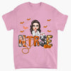 Halloween Nurse - Personalized Custom T-shirt - Nurse&#39;s Day, Halloween, Appreciation Gift For Nurse